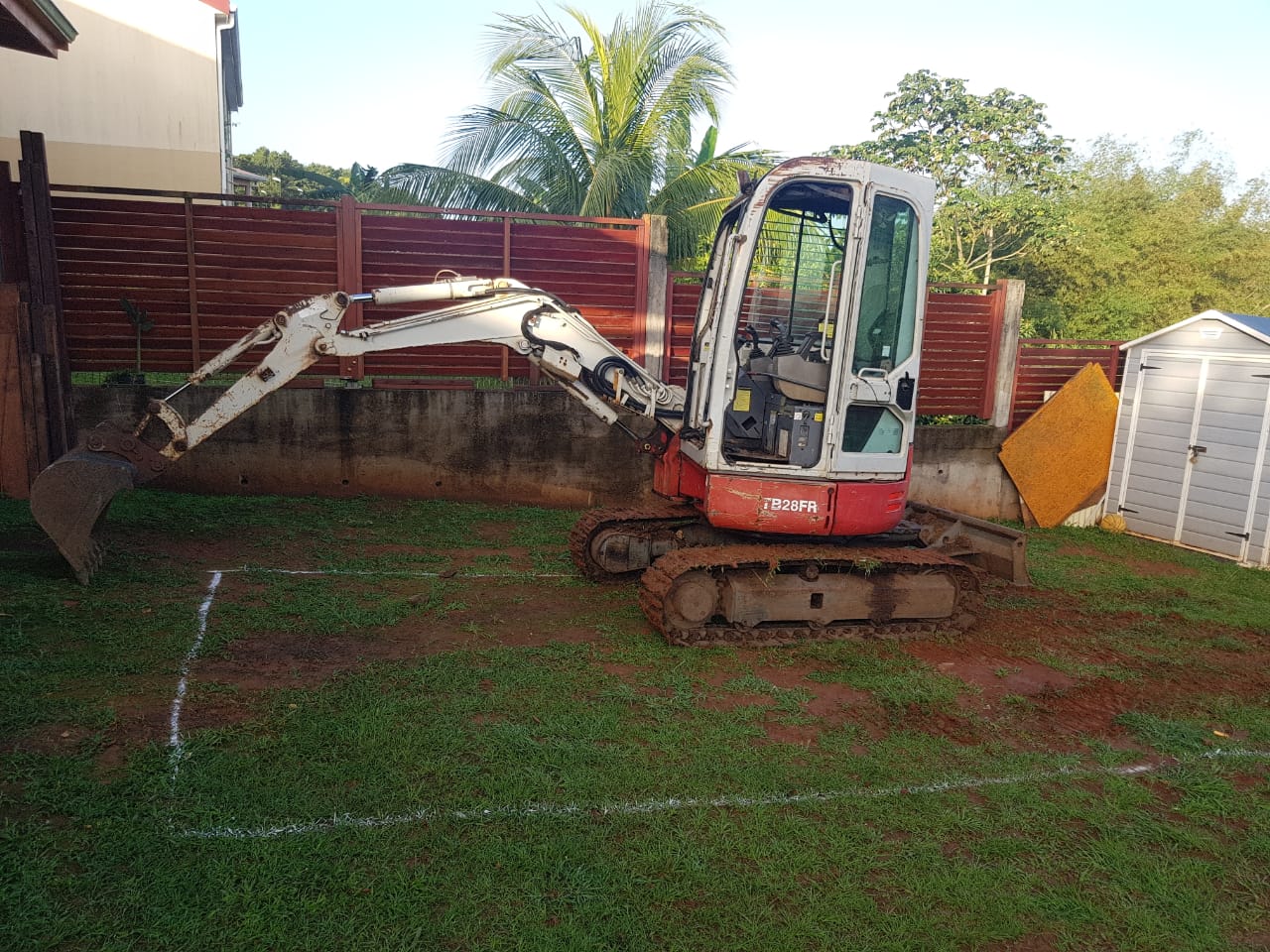 terrasement pour emplacement piscine